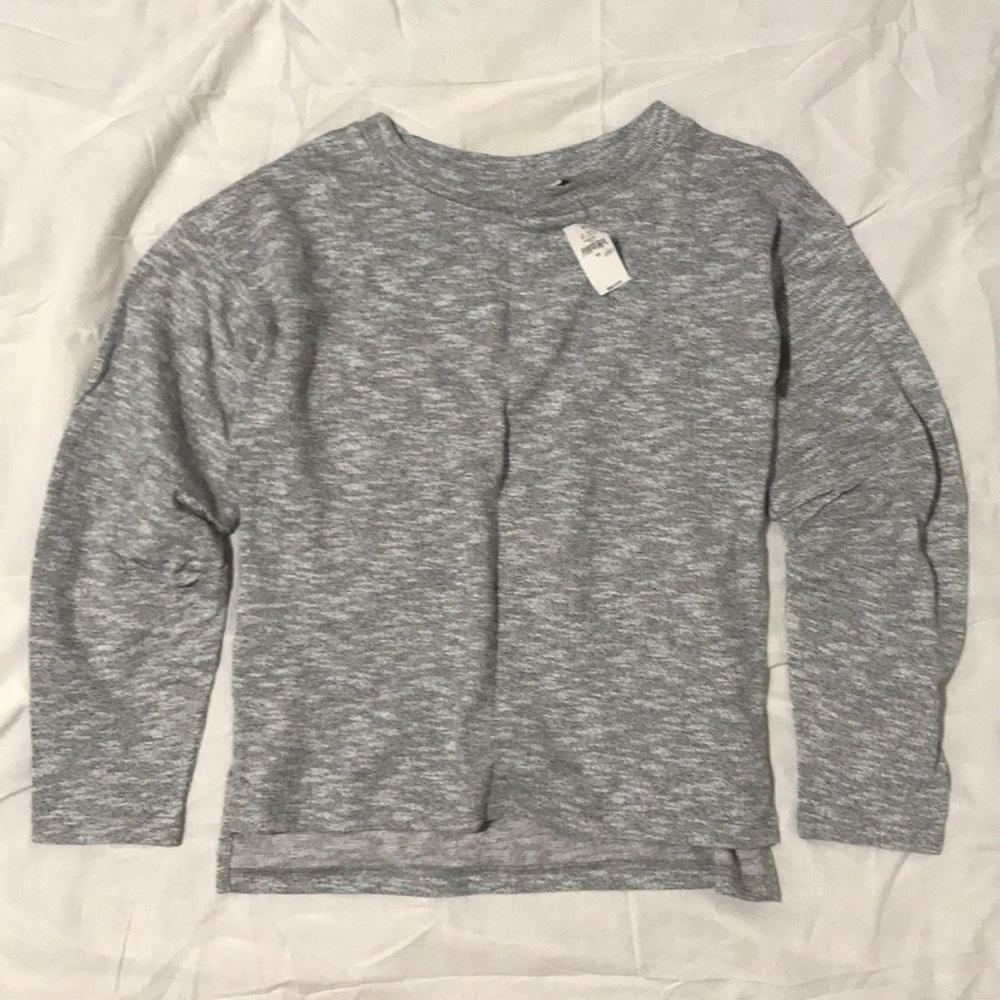GAP Women's Heathered Grey Soft Sweater Shirt XS